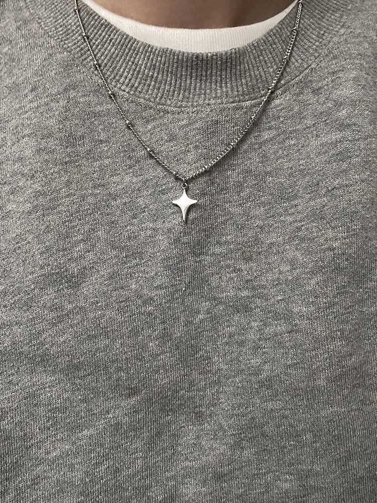 Simple Trendy Star Hollow Choker Necklace Pendant Neck Jewelry Accessories Women Mens Fashion Party Chain NecklaceC250411