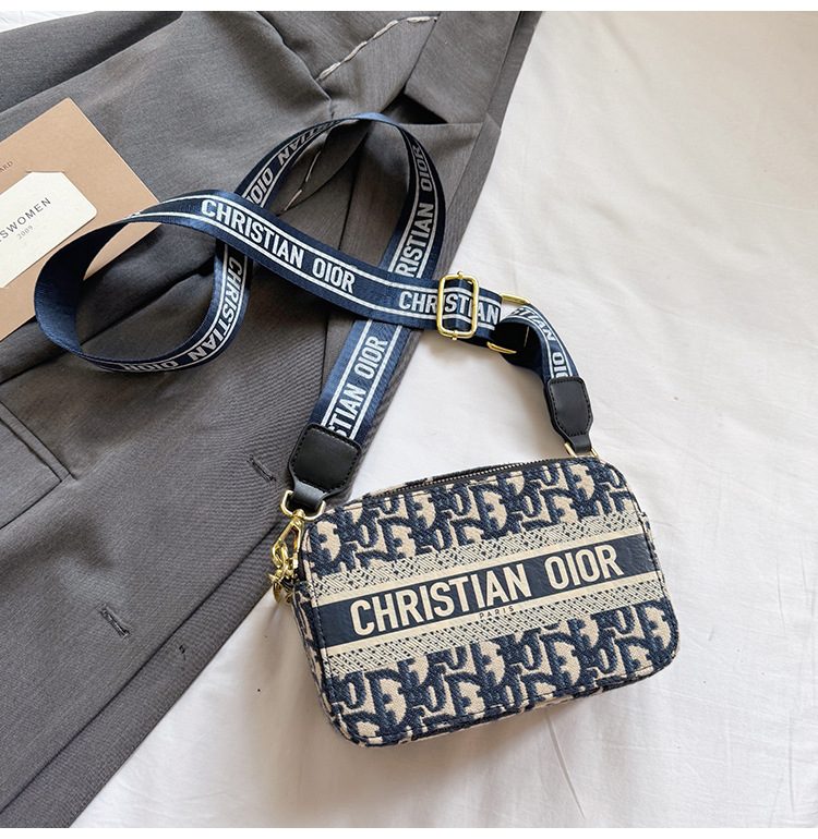 New style printed letter genuine leather lightweight wallet for women long purse multi-card slot high-end bag