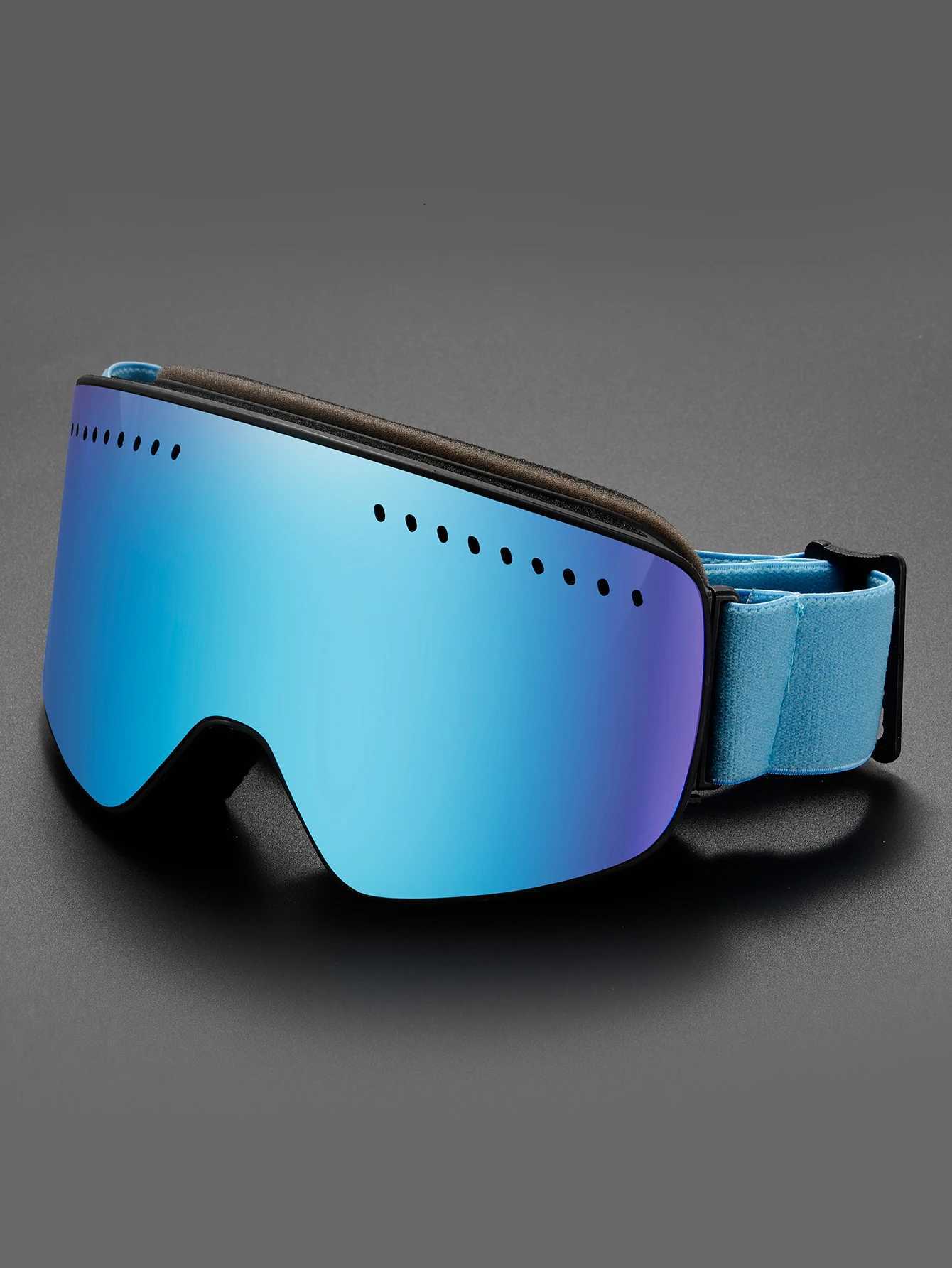 Adult TPU LEns ski glasses suitabLE for singLE and doubLE boards snowmobiLEs LEnses are easy to wear and take off K251110