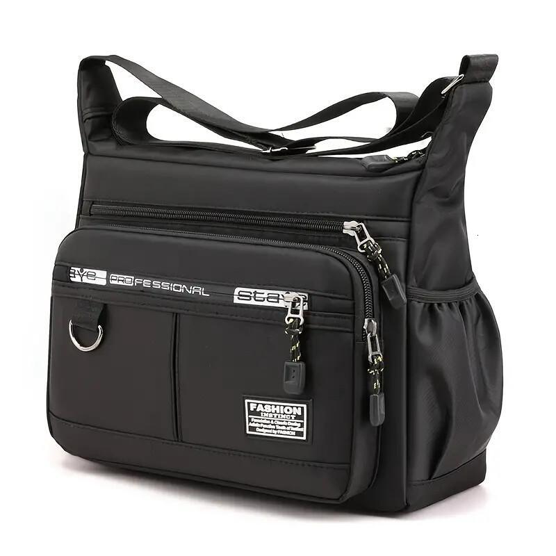 portable unisex sports pink durable outdoor travel crossbody cycling light shoulder nylon bag with zipper ddmynov
