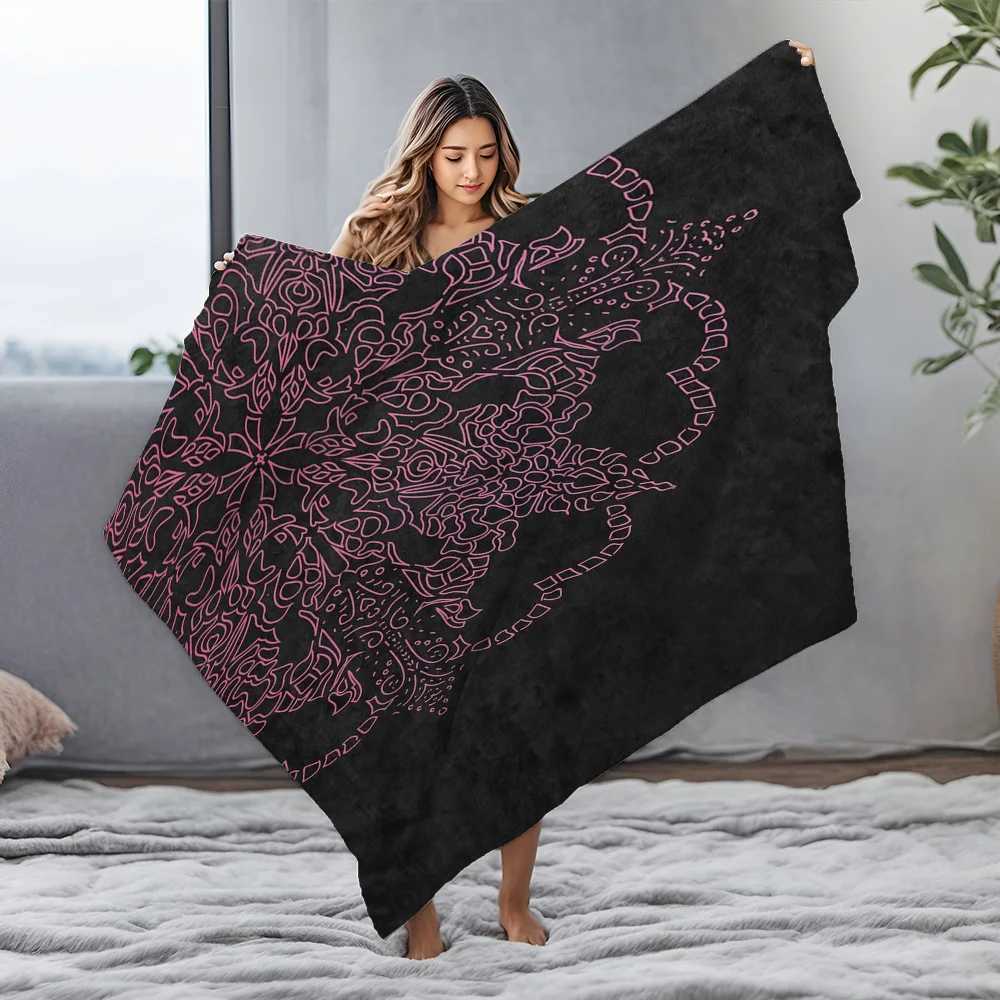 Trendy Decorative Throw Blanket Soft Plush Bed Sofa Throw Cushion Cover for Home Living Room Decoration C251111
