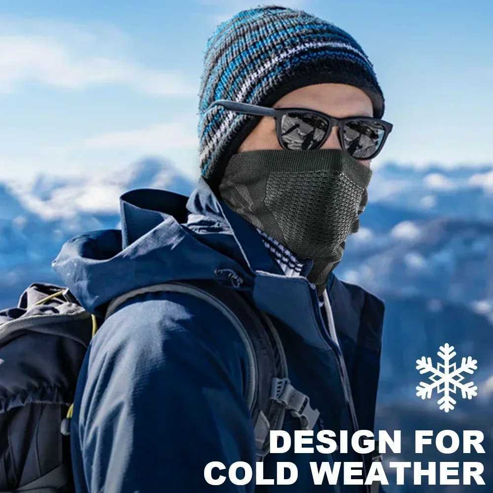 Thermal Face Bandana Mask Cover Neck Warmer Gaiter Bicycle Cycling Ski Tube Scarf Hiking Breathable Masks Print Women Men Winter S251110