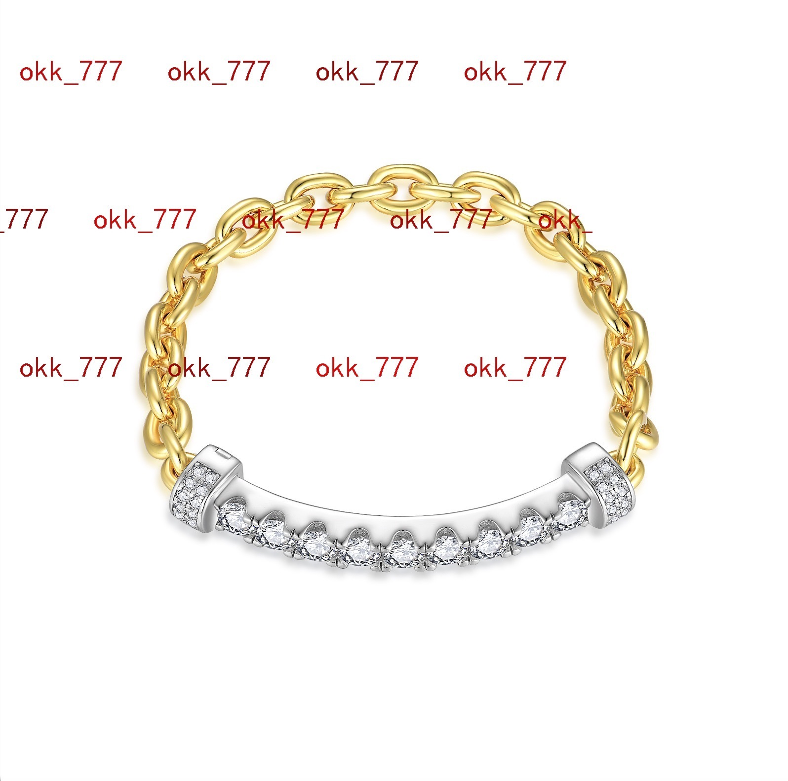 Ruizuan Cuban Link Chain Moissanite for Men Women 925 Silver White Gold Plated Bracelet Moissanite Brand Bracelet