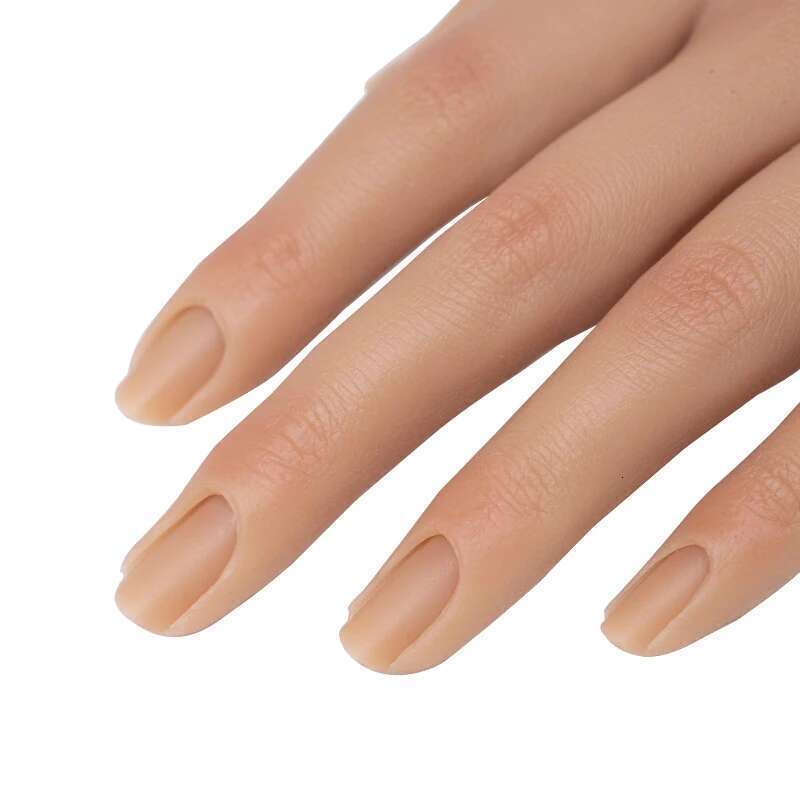 Training Fake For Acrylic Nails Silicone Hands to Practice Nail Hand Model