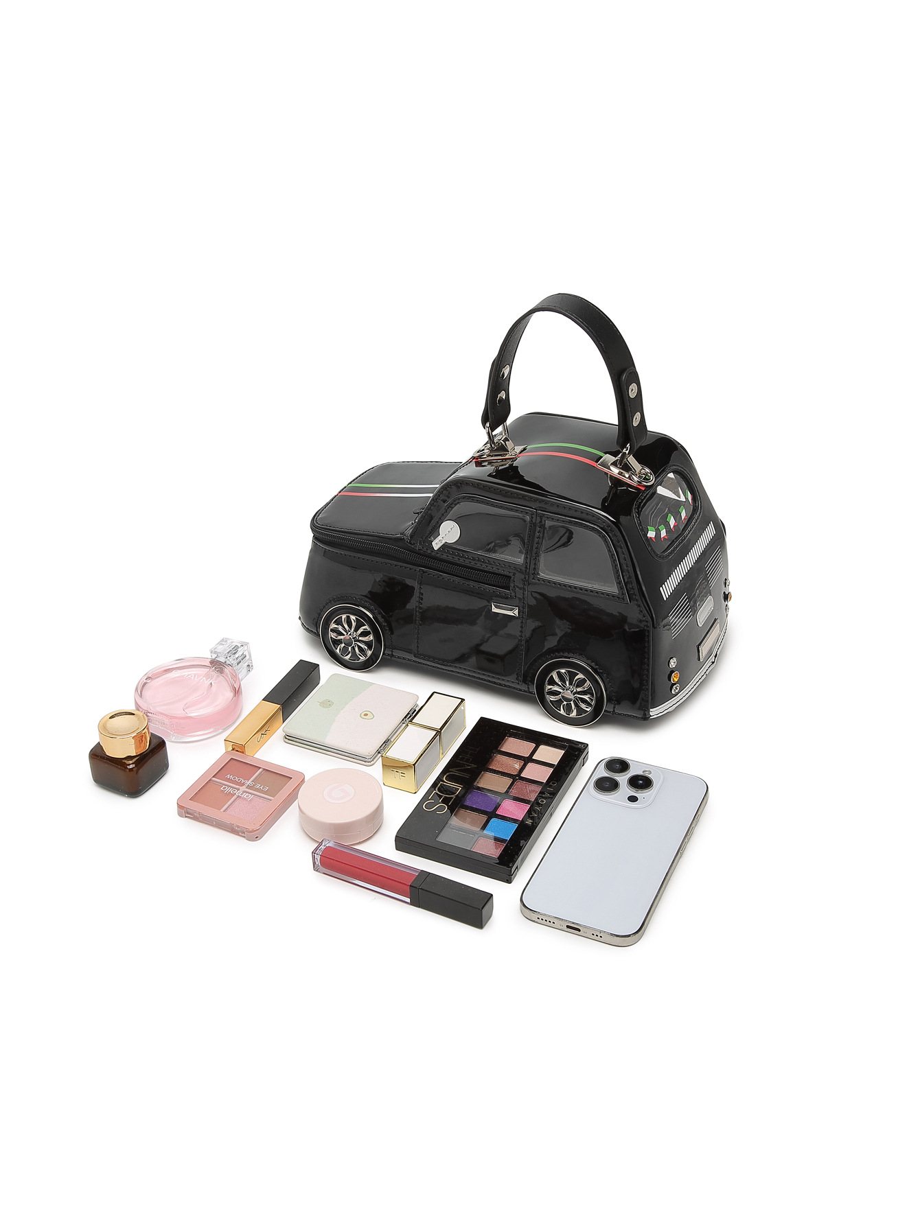 Off road Vehicle shaped Handbag Creative Unique Irregular Bag Convertible to Crossbody or Backpack Irregular Design Multi-Purpose Offroad SUV Style Sh