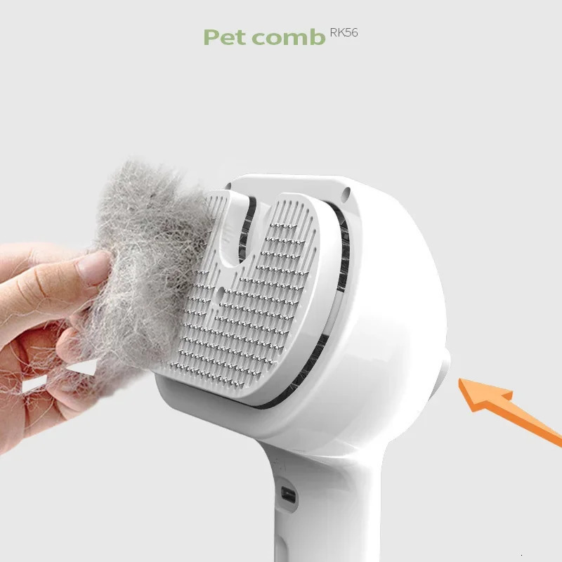 Upgraded Pet Spray Grooming Comb Steamy Floating Hair Removal Cleaning Steam Brush Styling for Dogs Cats Accessories 251110