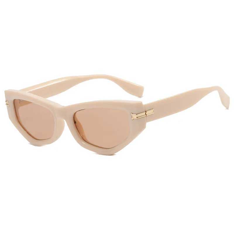 New cat eye sunglasses fashionable women retro street photography decorative glasses luxurious outdoor driving design Uv400T25041122
