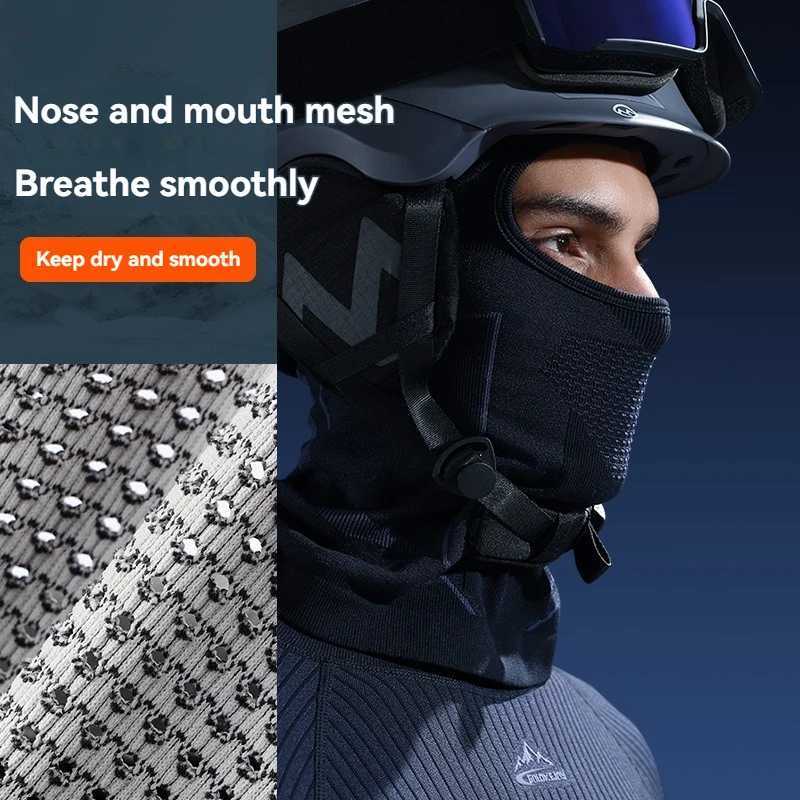 GOBYGO 1Pcs Winter Cycling Mask Keep Warm Face Care Neck Guard Windproof Cold-proof Headgear Outdoor Ski Motorcycle Men Women S251110