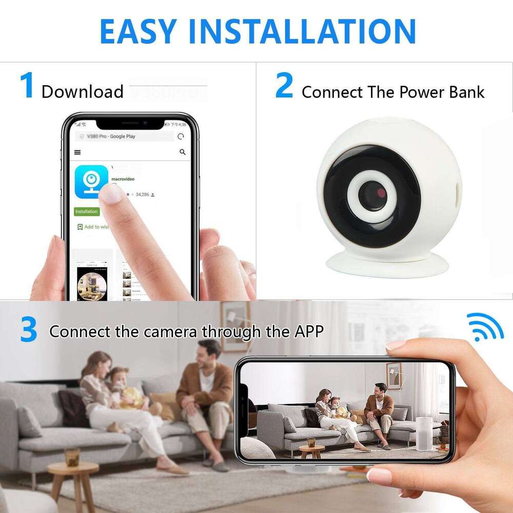 New XD smart camera H13 Voice desktop security monitor H9 Wireless WiFi camera