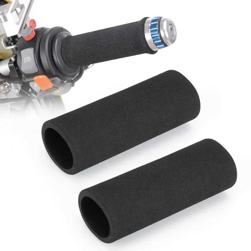2PCS Motorcycle Handlebar Anti Vibration Comfort Handlebar Grip Sleeve Cover Slip-on For Anti-slip Moto Handle Levers S25118