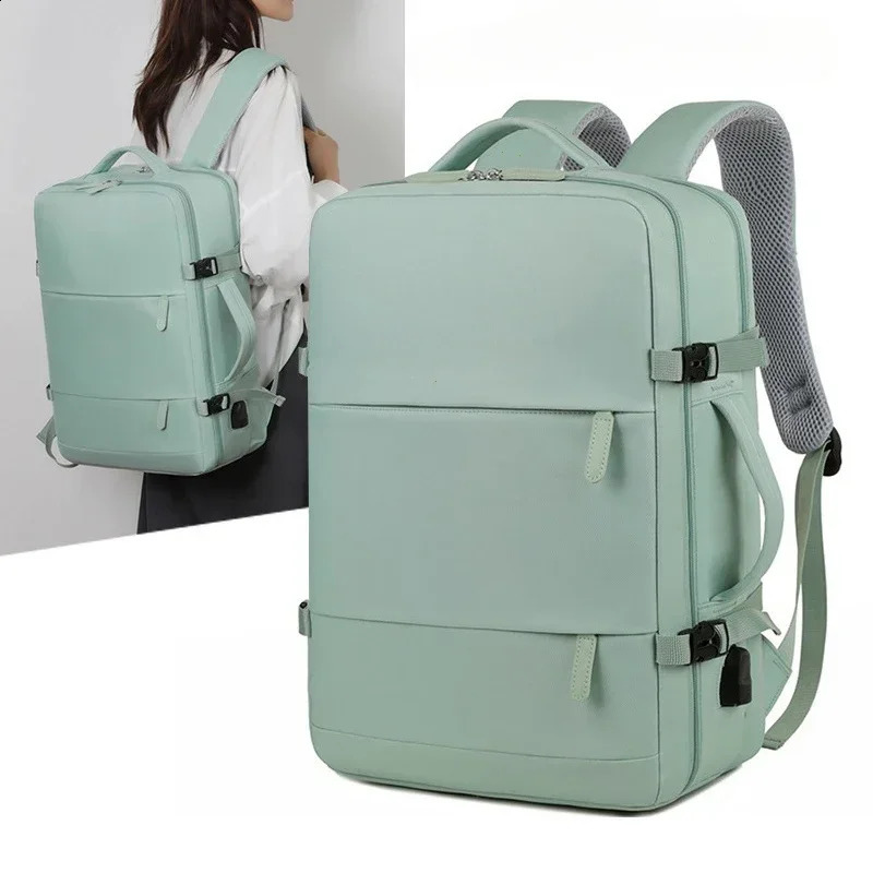 2025Men Womens Bag Large Capacity Journey Multifunction Backpack With Shoe Storage Multilayer Dry And Wet Separation Waterproof 250407