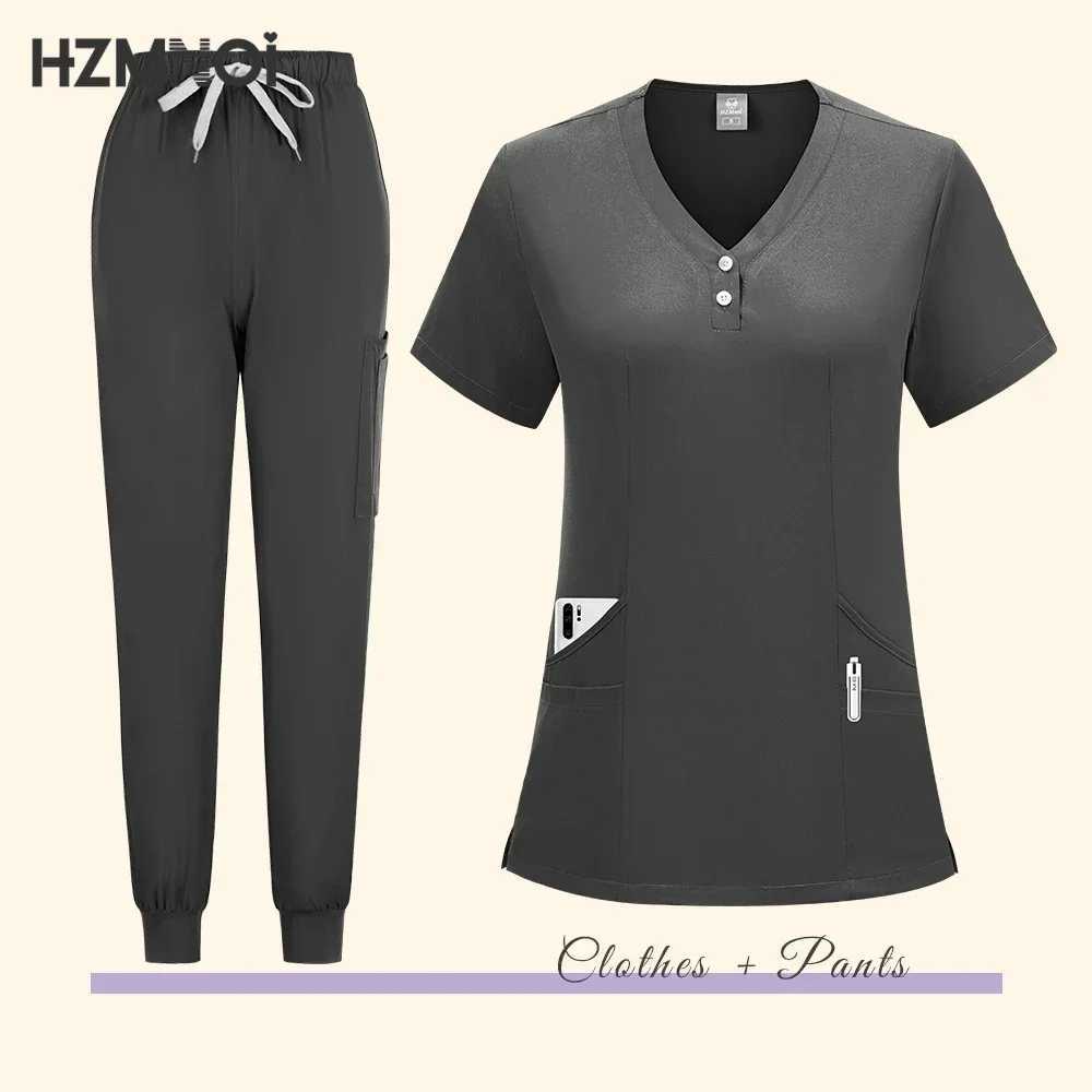 Hospital Surgery Clothing Medical Uniforms Women Scrubs Sets Doctors Nurses Accessories Dental Clinic Beauty Spa Work Clothes X250410