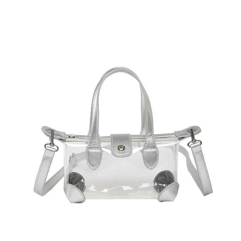 Crossbody Bag for Women Jelly Bag Transparent Bag Fashionable Women Shoulder Bags Casual Versatile Purse and Handbags SacT251110