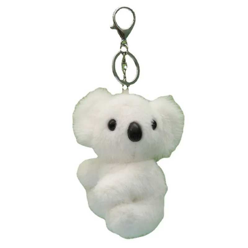 Cute Kola keychain plush toy koala bear women DIY jewelry accessory kit pendant novel gift charm W250411