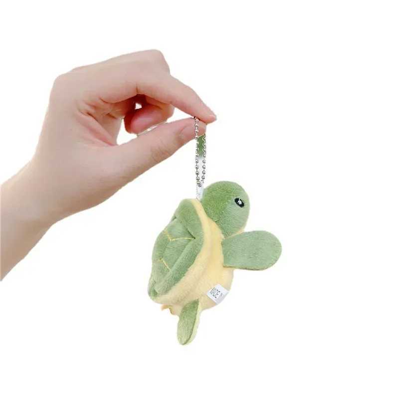 1 plush turtle toy filled with cute small keychain pendant for childrens toys childrens gift keychain W250411