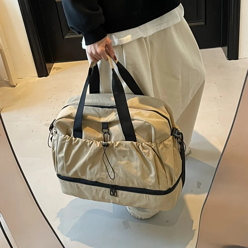 Large Travel Bag - Spacious lightweight durable With adjustable strap pockets Perfect for travel commute 251110