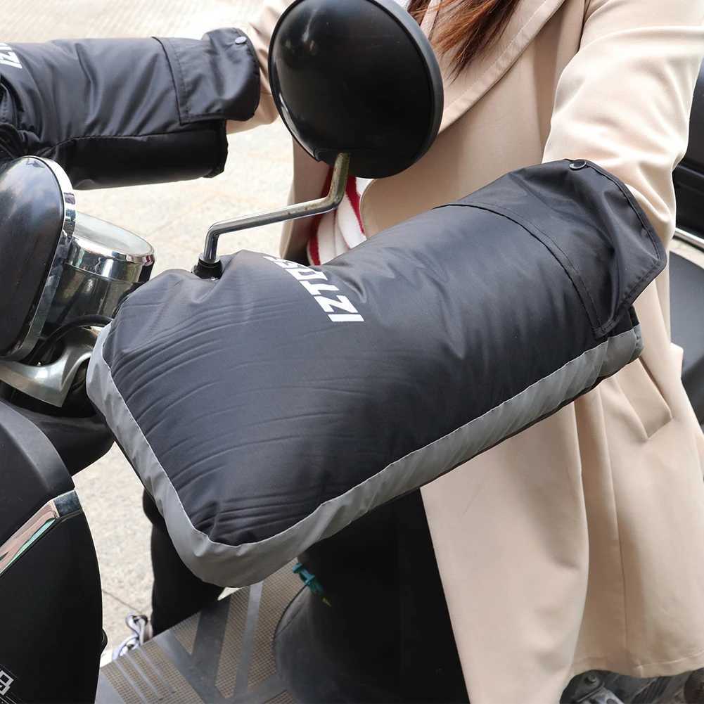 Motorcycle Scooter Warm Handlebar Muff Rainproof Motorbike Grip Thermal Cover Winter Motorcycle Gloves Motorcycle Accessories S25118