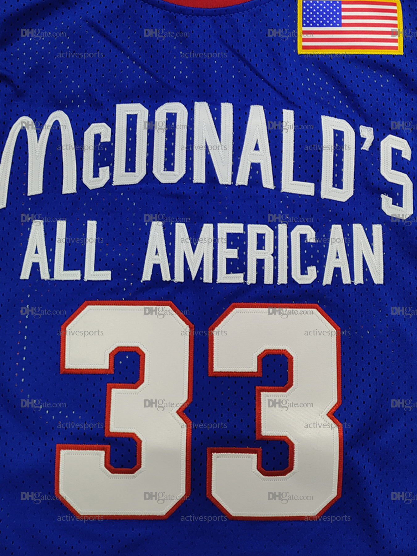 IN STOCK Mens 33 Bryant High School Basketball Jersey Stitched Name Number