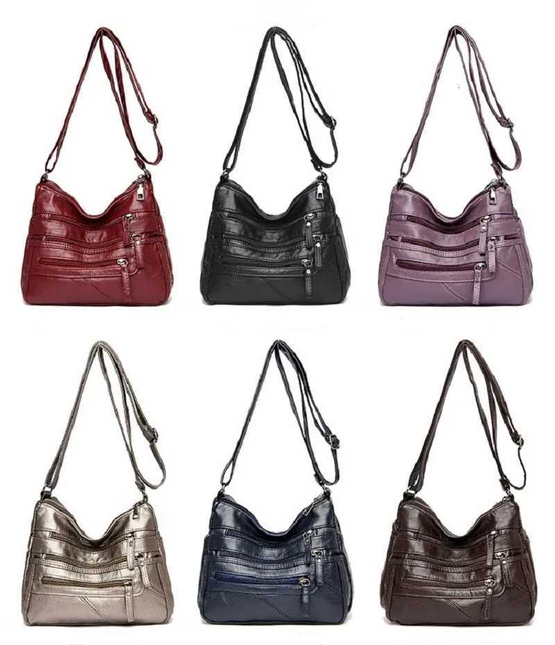 Handbag Pu Ladies Cross Body Bag Shoulder Handbag Solid Color Long Strap Bag For OutdoorsT251110