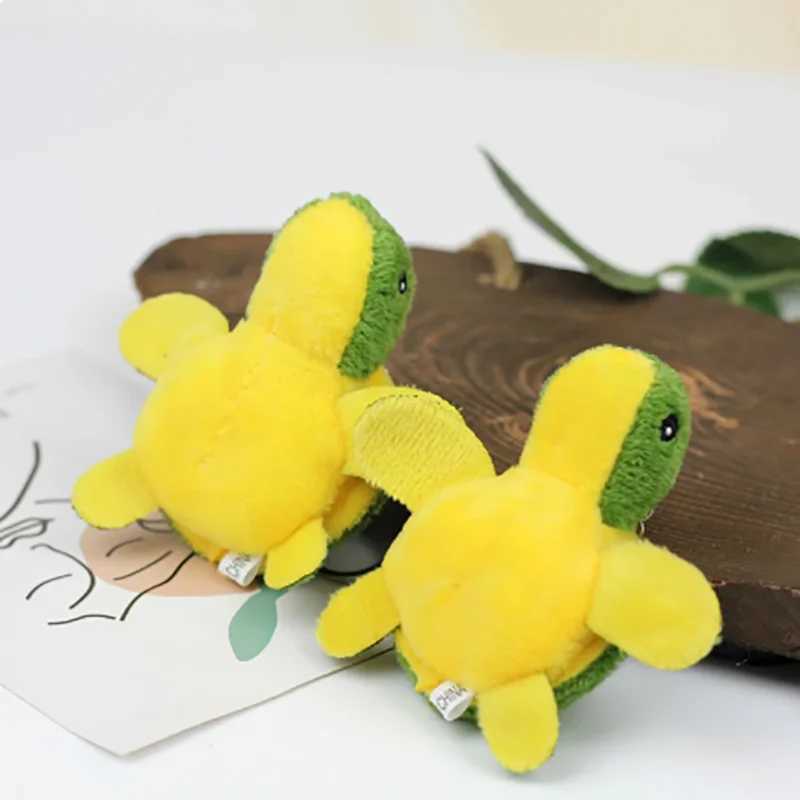 Soft plush turtle doll keychain cute cartoon Tortoise bag pendant childrens toy car keychain mens anime keychain new fashion W250411