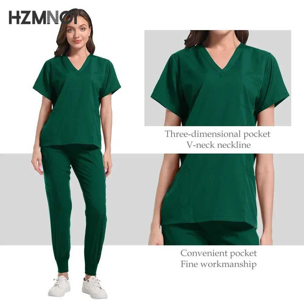 Healthcare Pharmacy Workwear Dental Scrub Doctor Nurse Hospital Accessories Breathable Operating Room Surgical Gowns Scrub Women X250410