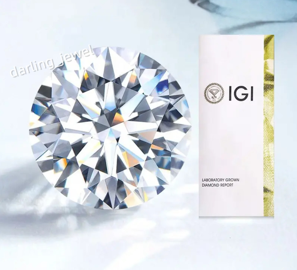 Round IGI Certificate Lab Grown Diamond 1Ct VVS VS Clarity Loose Diamonds Lab Grown Diamond