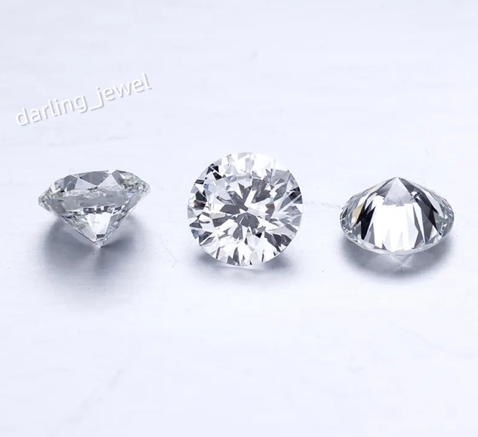 Starsgem Vvs Lab Grown Diamonds 3.2mm Round Shape Brilliant Cut White Lab Diamond DEF VS Lab Created Diamond