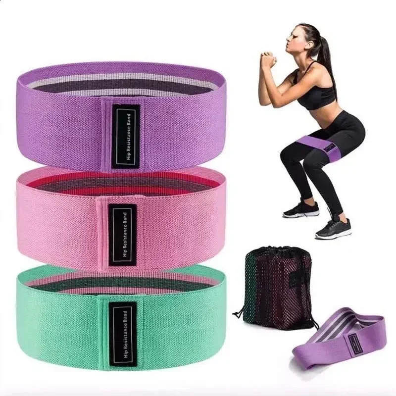 1PC Yoga Stretch Band Resistance Band Stretch Band Hip Strength Training Stretching Tension Training Hip Hoop 250410