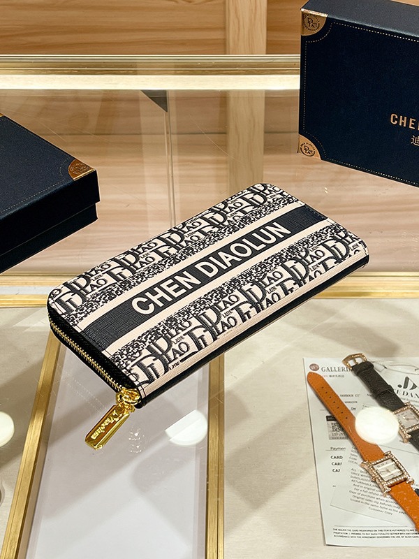Light luxury brand cowhide wallet card holder new trendy bag long hand-held mobile phone integrated ladies leather clutch bag