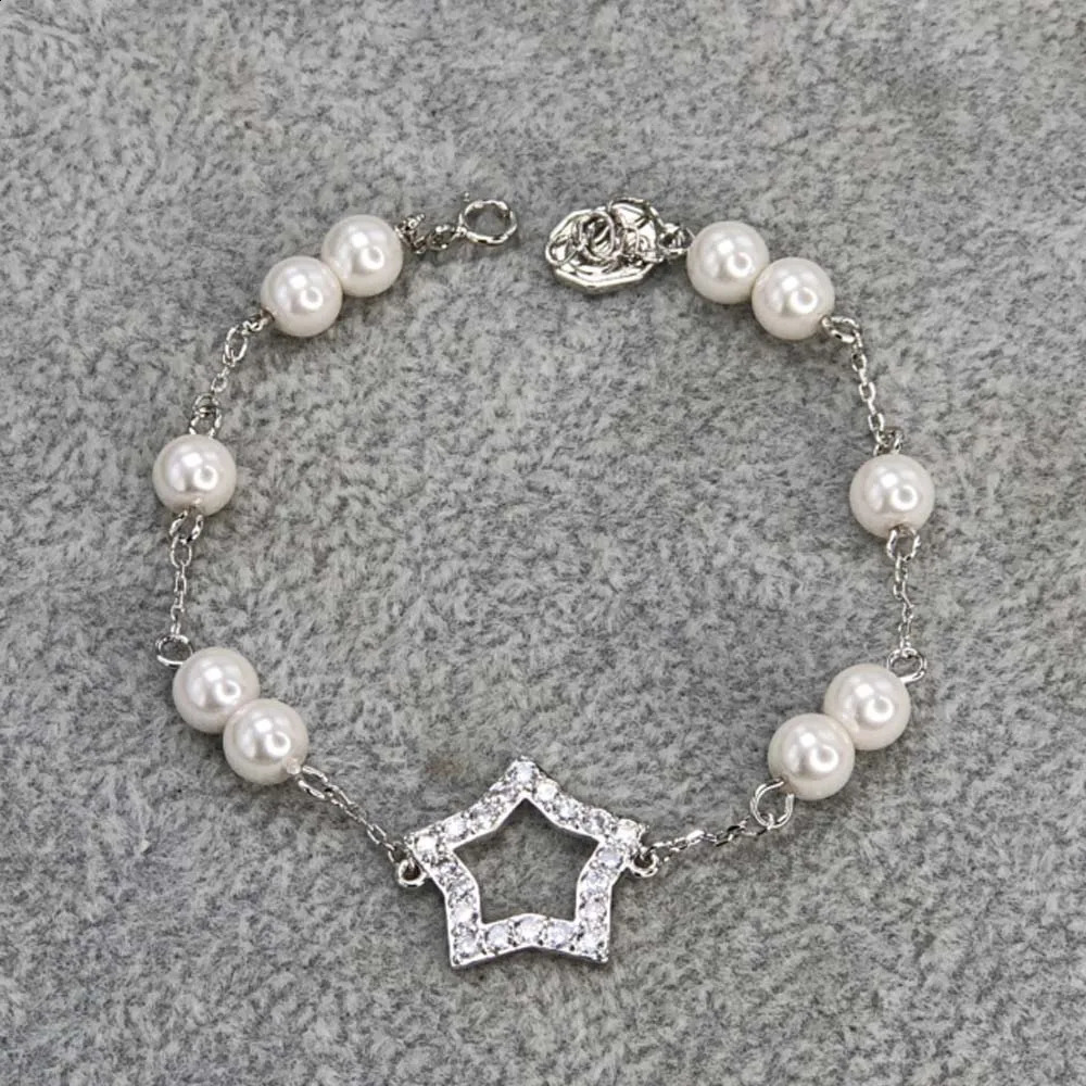 Fashion Stella Star white pearl bracelet for womens high-end jewelry gift 250407
