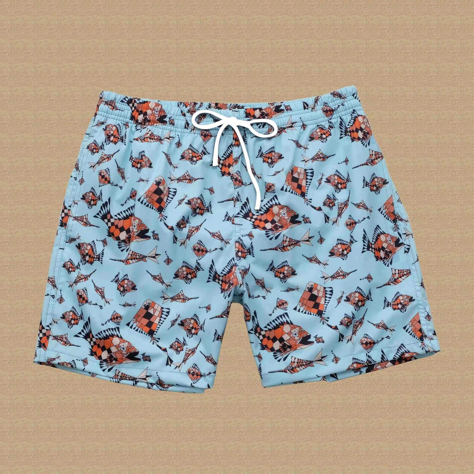 Summer Bermuda Masculina Mens Beach Surfing Backbone Fast Dry Loose Casual Sports Shorts Gym Shorts Board Shorts X2504101