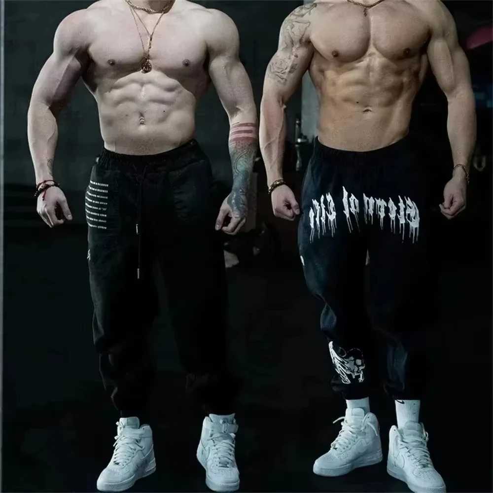 New Mens Eternal Life Sports Pants Gym Fitness Sports Pants Bodybuilders Sports PantsXJ250410