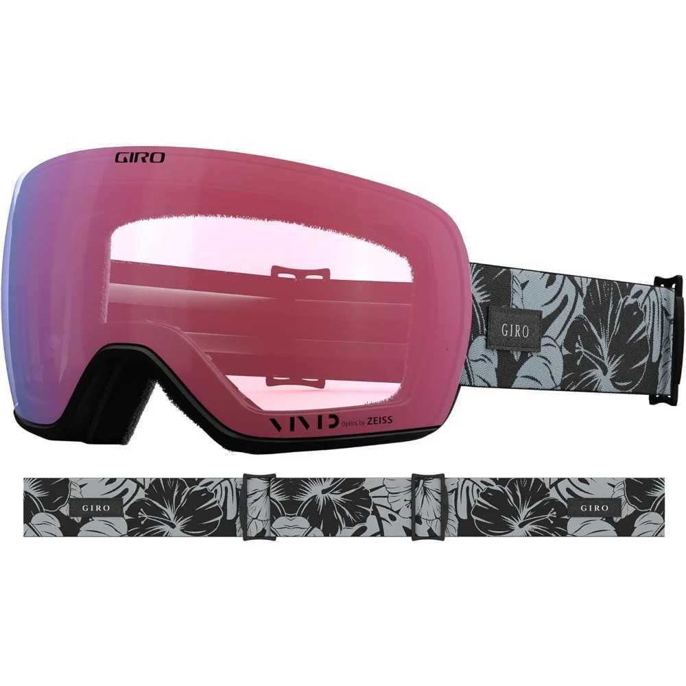 Quick Change Lens Ski Snowboard Goggles - Unisex Design - 2 Vivid Lenses - Anti-Fog - Over Glasses Compatibility K251110
