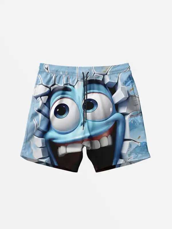 Mens Hawaiian Swimming Relay 3D Sheepskin Printed Beach Shorts for Quick Drying Outdoor Leisure Sports Shorts Fashion Mens ShortsW250410