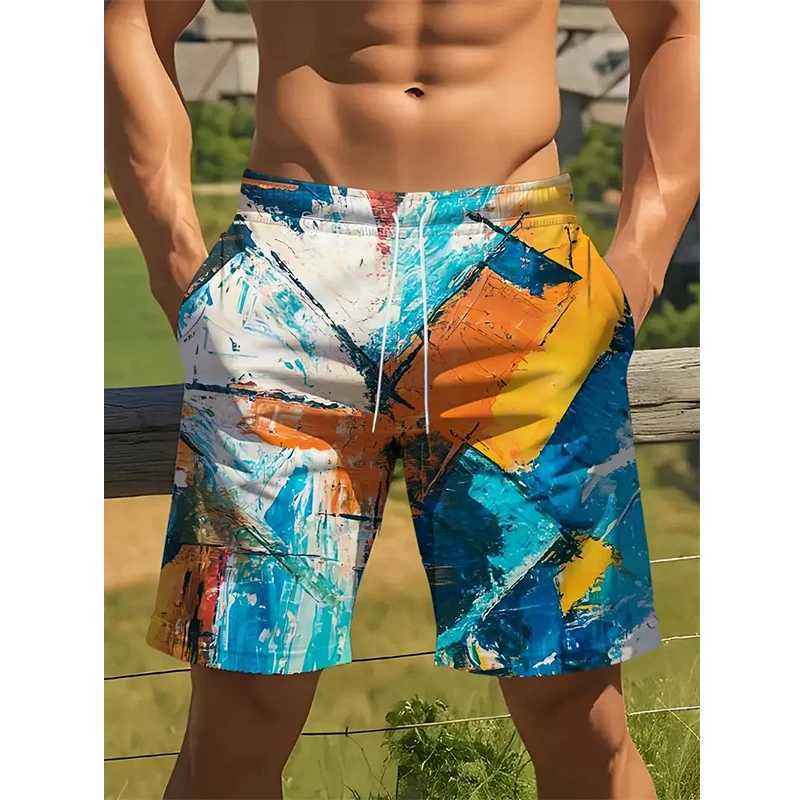 New summer 3D fruit board shorts dry quick drying beach swimming shorts womens hip-hop street clothing shortsW250410