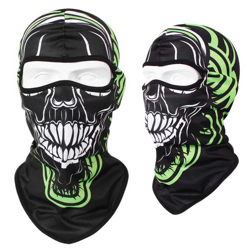 Motorcycle Headgear Cap Men Balaclava Multi-function Skull Face Mask MTB Bicycle Full Face Cover Shield Sunscreen Women Headwear S251110