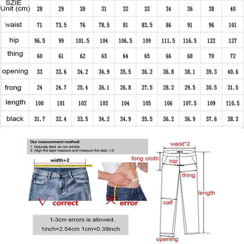 Denim Jeans Retro Straight Plus Size Brand Casual Design New Men's Trendy Pants Hole Destroy Beggars Trousers Male