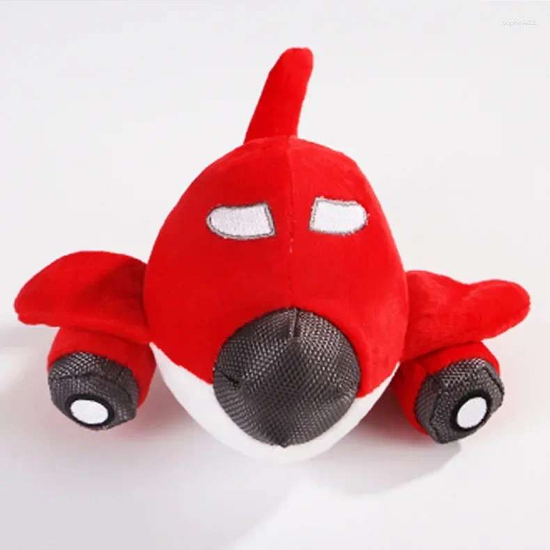Update Pet Airplane Shaped Grinding Teet Bite Resistant Sound Gnawing Supplies