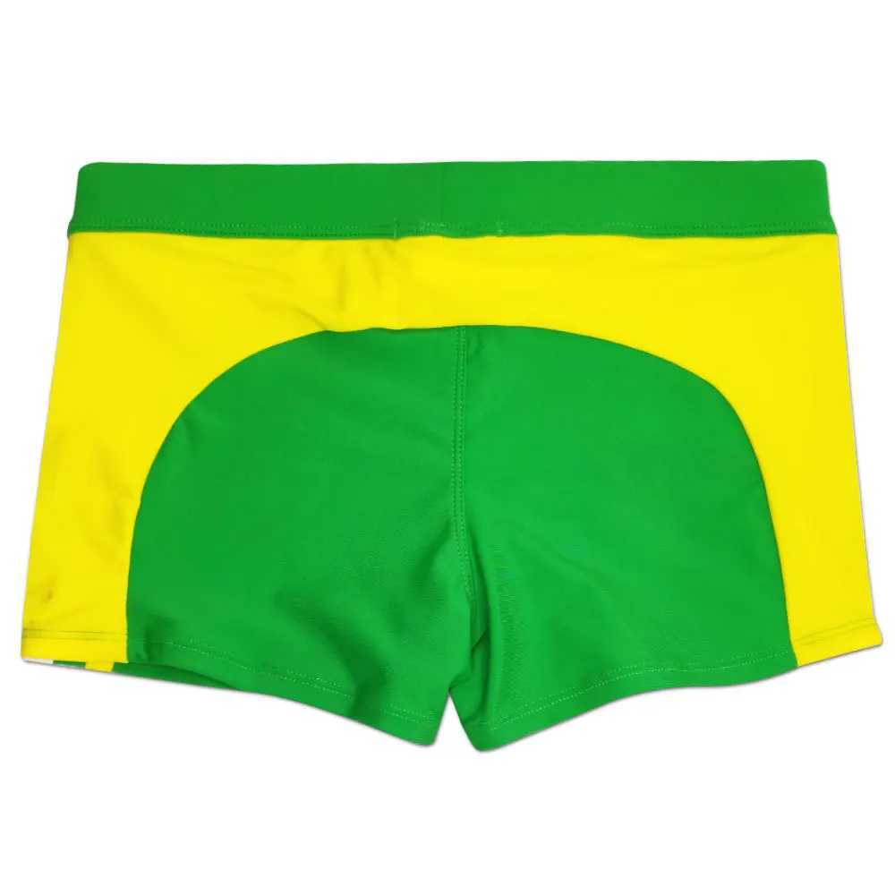 Sexy swimsuit beach quick dry mens swimsuit zip pocket swimsuit short square leg swimsuit short boardW250410