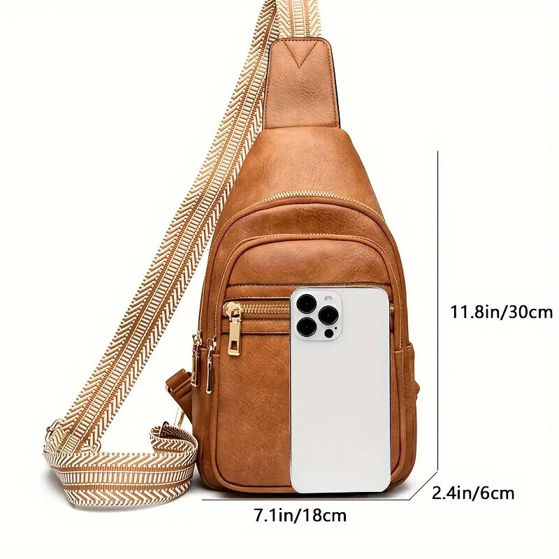 FL- Small Sling Bag for Women Men Crossbody Bags Trendy Bakpack Fanny Packs Chest Bag for Travel