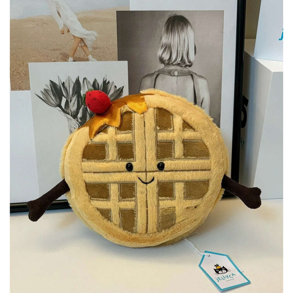 2025 Dolls Jelly cat Amuseables Rene Waffle Plush Fran Pancakes Stuffed Toy Fleurette Aux Fraises Collette Tarte Au Citron Soothing the Doll Gifts 05