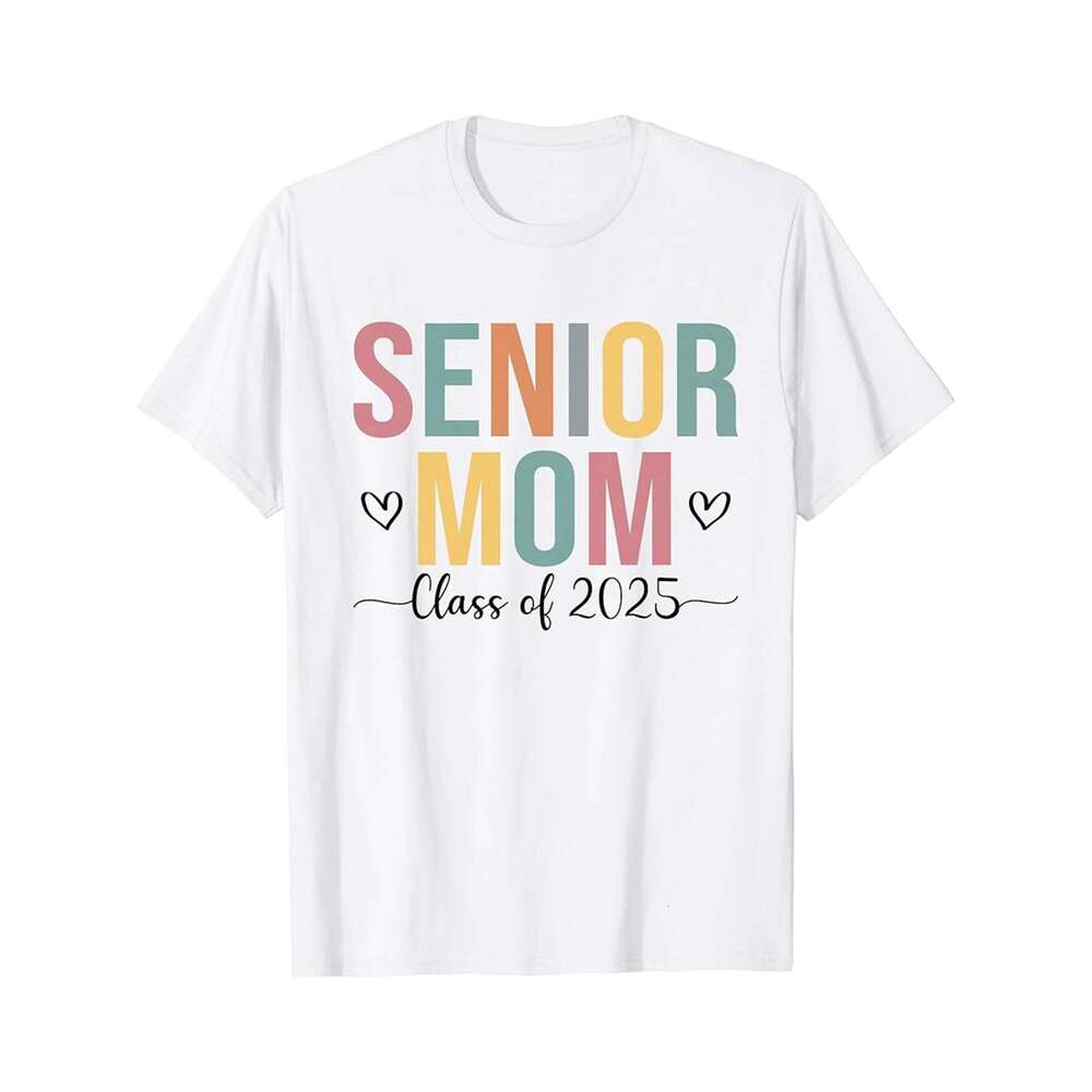 Designer T shirt Senior Graduation Class Of 2025 High School College Graduate - 220g T shits