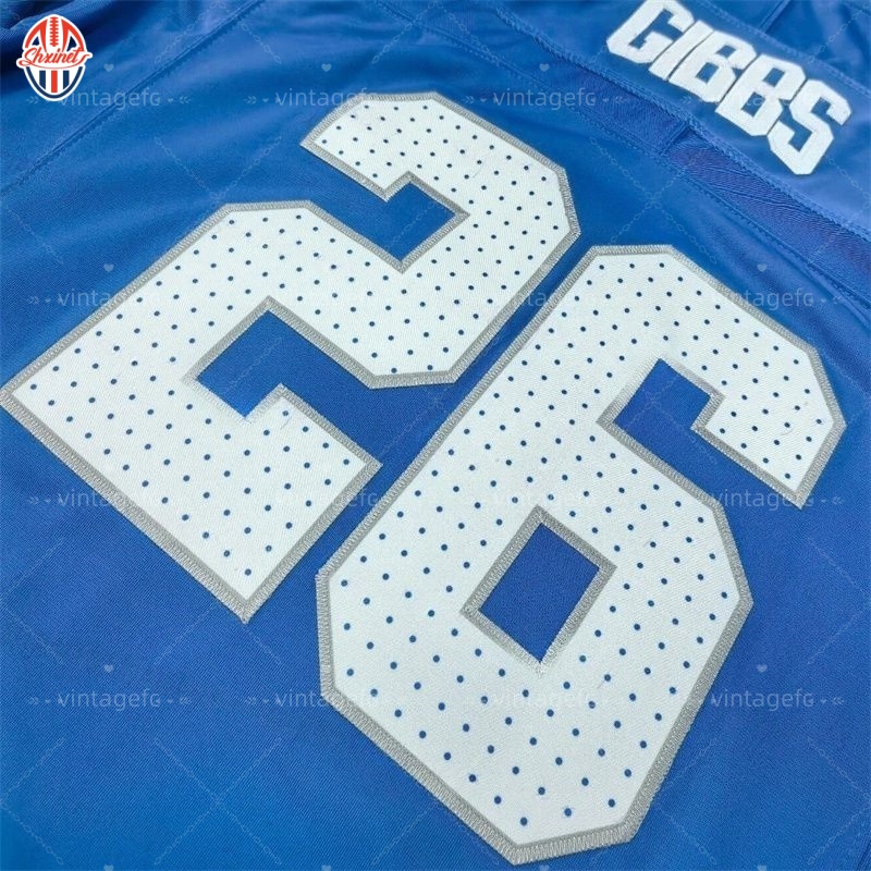 custom2025 0 Anthony Firkser 97 Adan U T C H I S O N Football Jersey 14 St. Brown 26 Gibbs 9 Williams 70 Dan Skipper Custom Any NameNumber - view 3