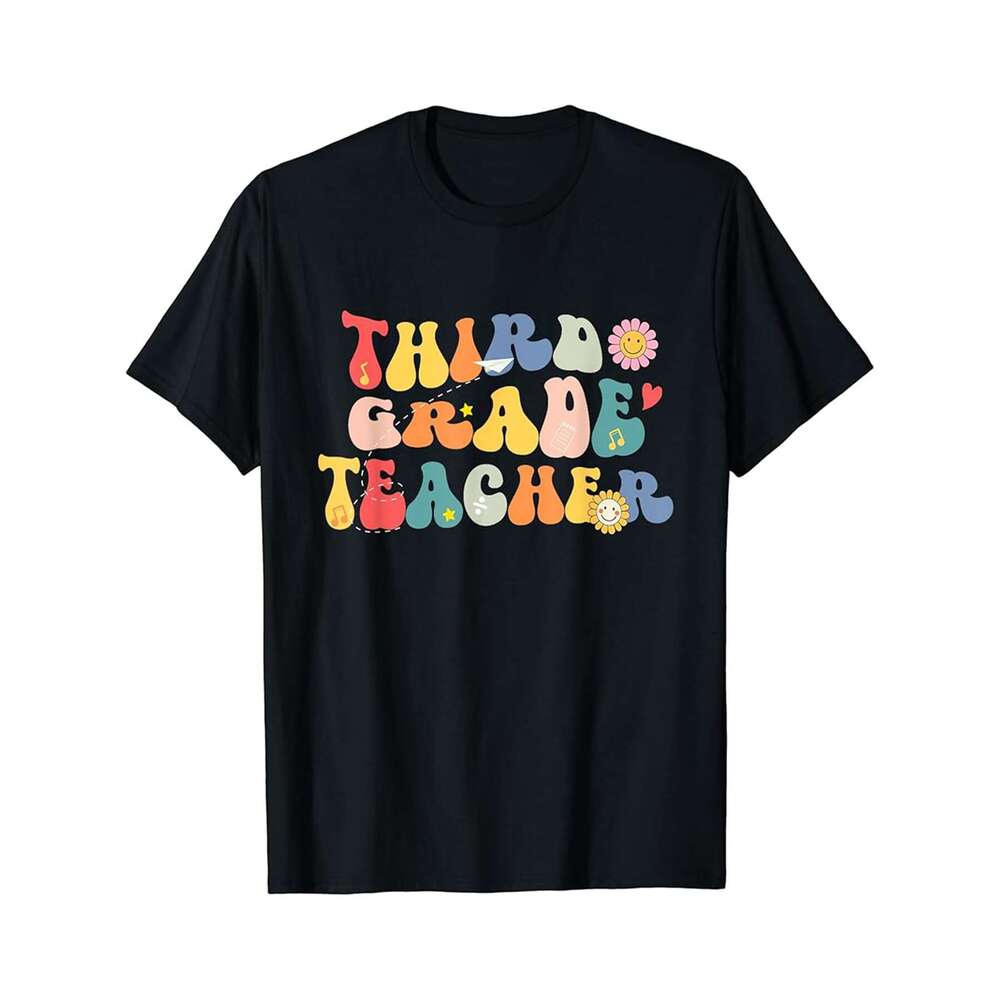 Designer T shirt Funny Third Grade Back to School For Teachers And Students - 220g T shits