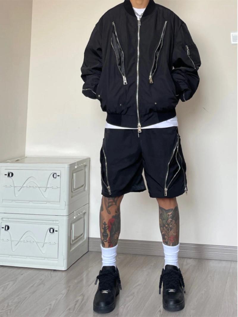 Men's Shorts American Style High Street Wind Men Vibe Workwear Short Pants Harajuku Casual Tooling Outdoor Five-point Pants Summer