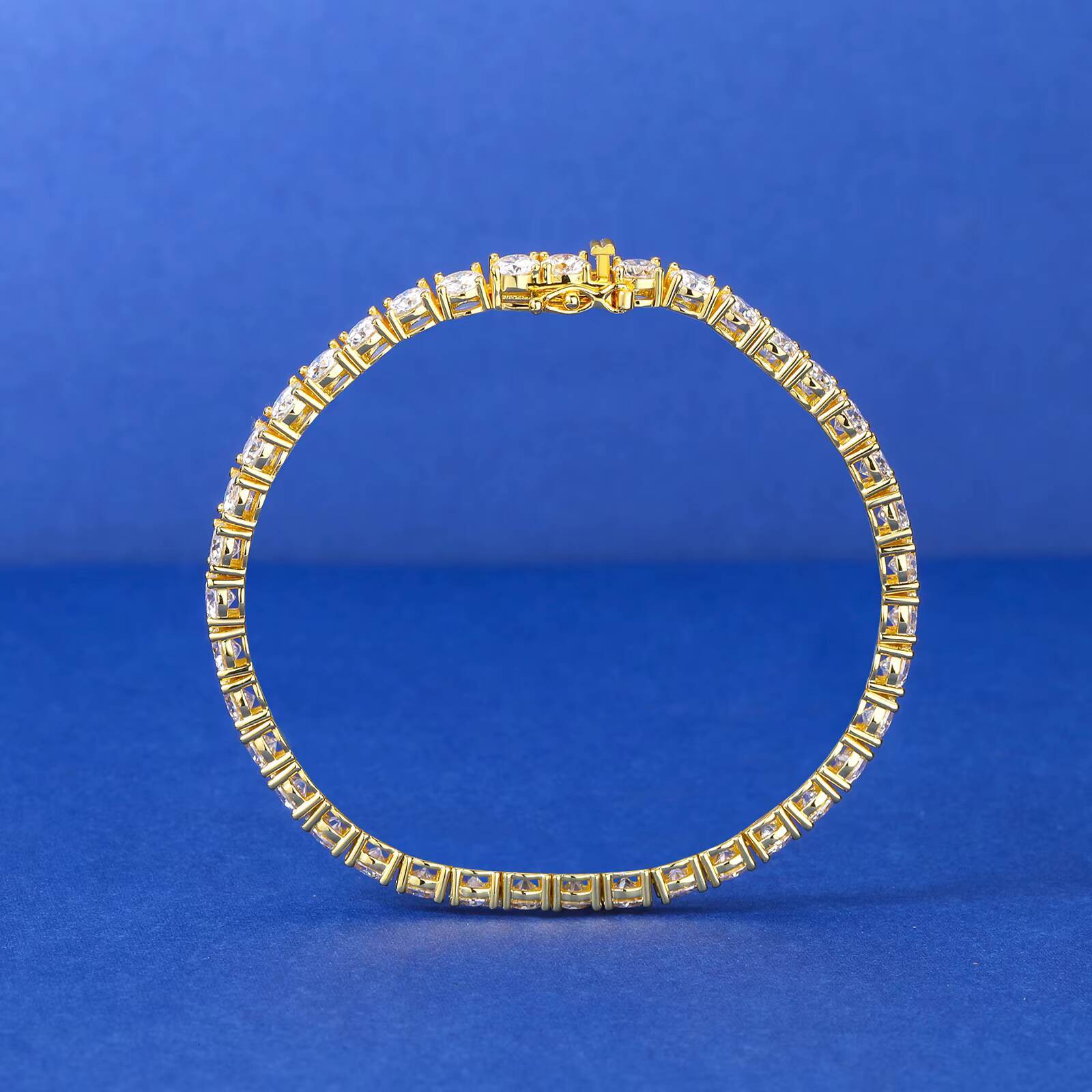 USA Warehouse 3mm VVS Moissanite Tennis Bracelet Hot Sale Womens Jewelry 925 Sterling Silver Diamond Tennis Bracelet