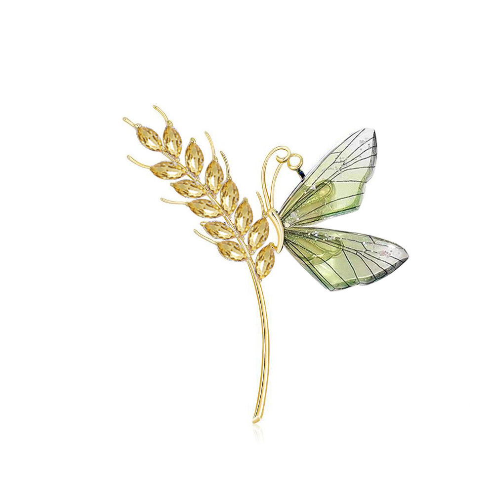 Classic Minimalist Design Charm Insect Brooch Meticulously Crafted Alloy Material Rhinestone With Brooch Exquisite Gift Womens Brooch