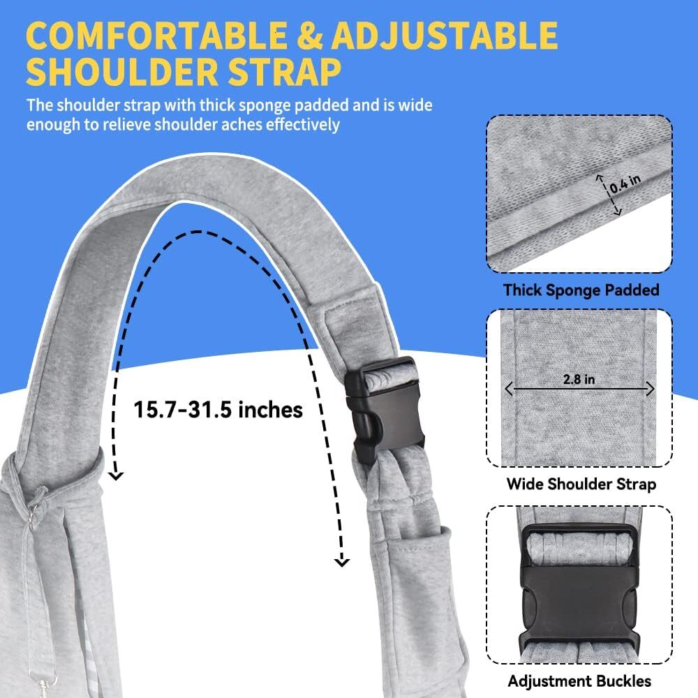 dog strap strap adjustable strap dog strap suitable for small dogs pet cats dog strap wallet with front zipper pocket safety belt machine washable sta