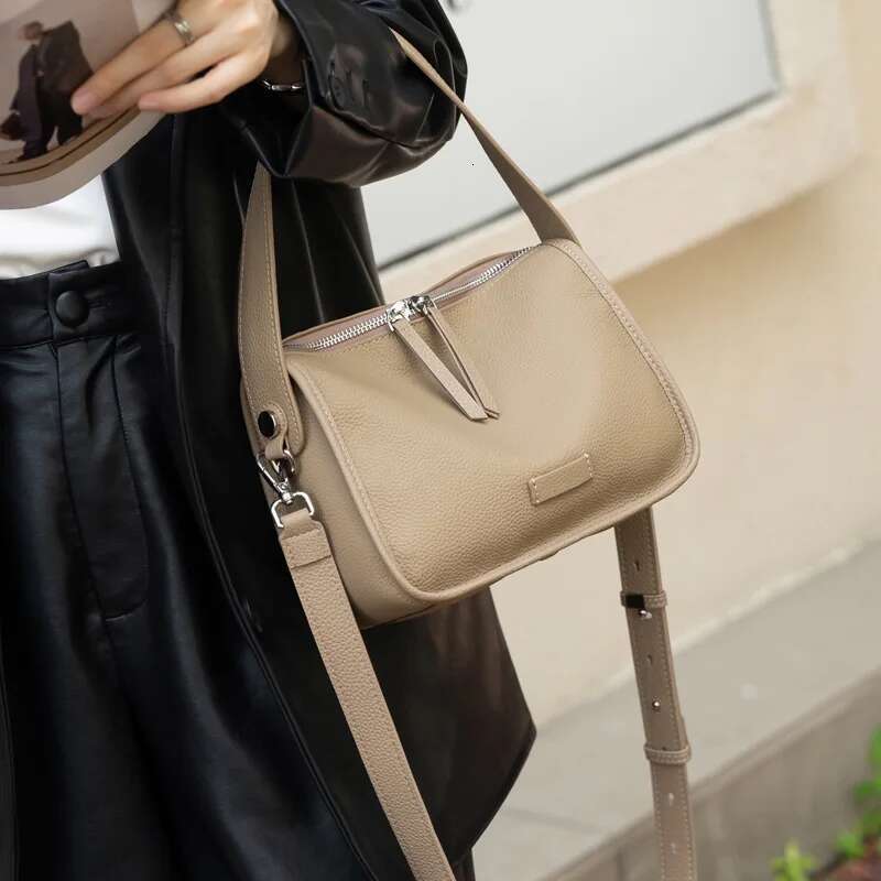 Designer Bag Roomy Hobos 100% Natural Cow's Skin Women Genuine Leather Shoulder Bag, Female Messenger Cross Body Bag,T185