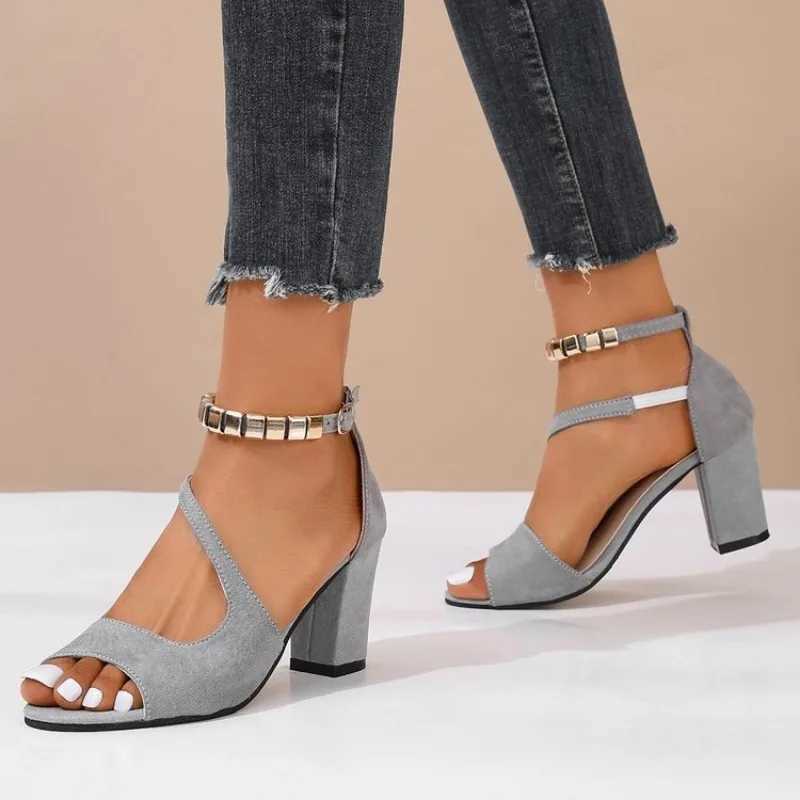 Womens shoes 2024 new pink platform sandals fashionable open toe high-heeled sandals comfortable thick high-heeled shoes dress womens shoesXJ250410